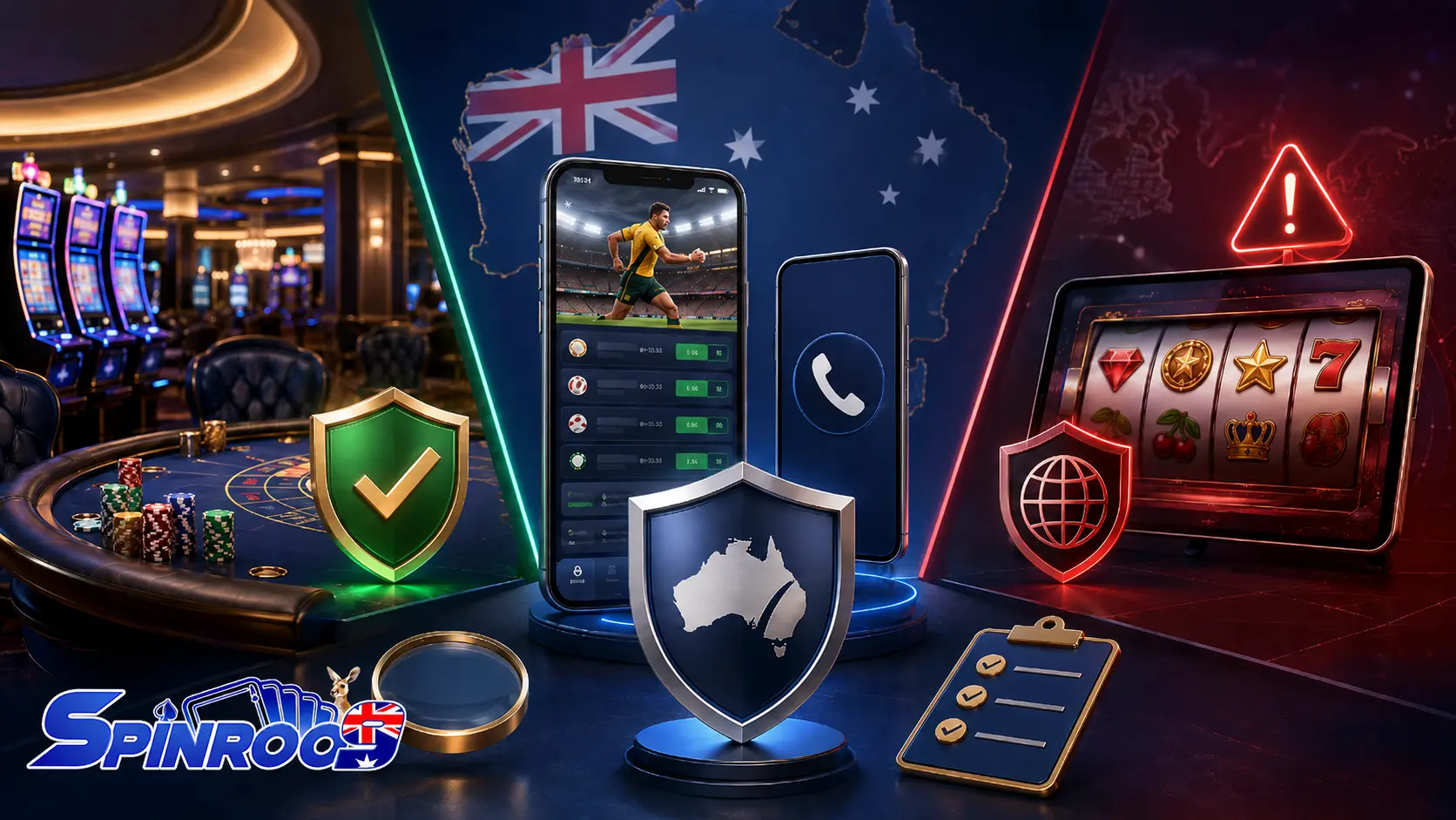 Australian casino and pokies information visual